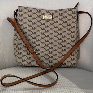 Michael Kors Monogram Crossbody Bag